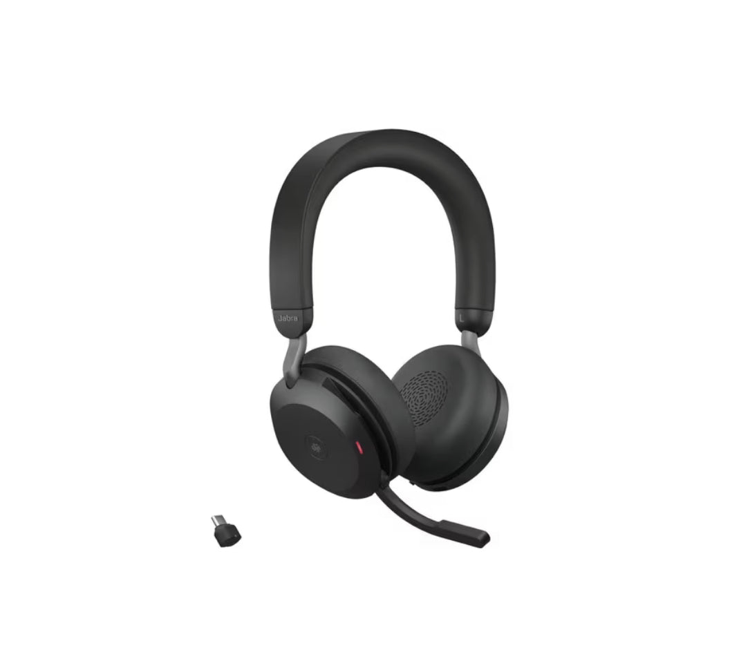 Jabra Evolve2 75 Wireless On-Ear Headset - USB-C Jabra Evolve2 75 Wireless On-Ear Headset - USB-C